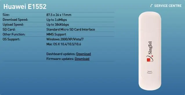 Разблокированный Huawei E1552 3 6 Мбит/с HSDPA WCDMA 3G 2100 МГц USB ключ Сеть мобильный