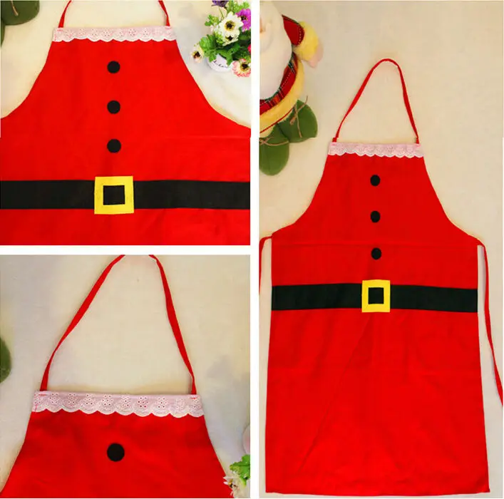 2017 рождественские украшения фартук для кухни рождественской вечеринки