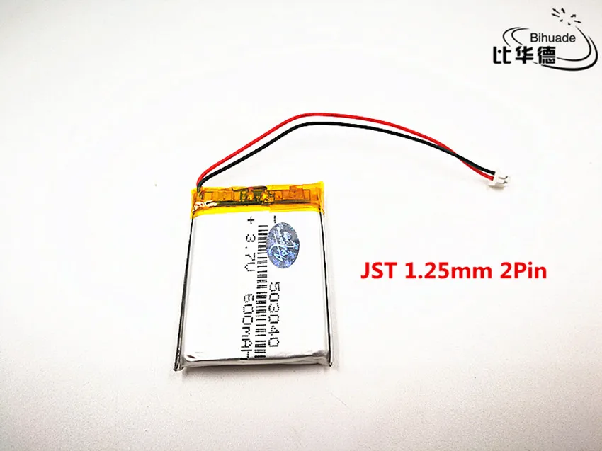 1 шт. JST 1.25 мм на заказ Хорошего качества 3,7 В 600 мАч 503040 Полимерный литий-ионный / Li-ion аккумулятор для игрушечного POWER BANK GPS mp3 mp4 on.