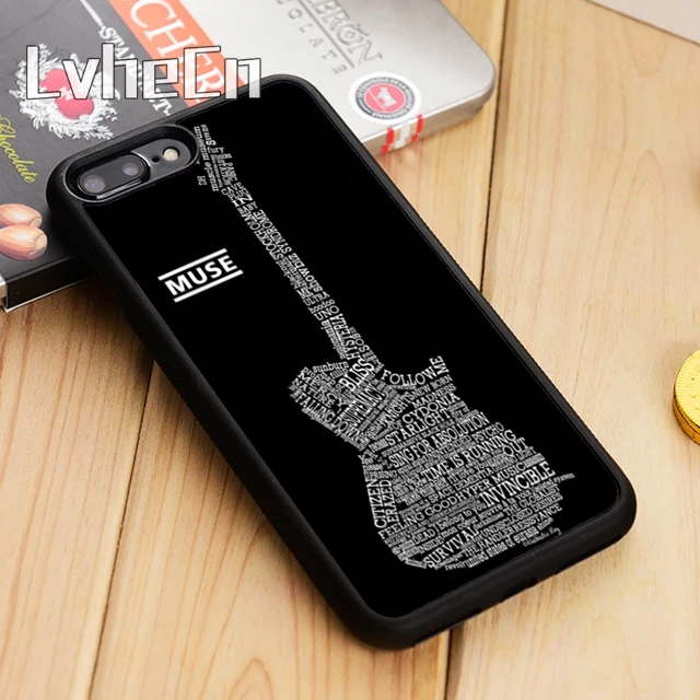 Чехол для телефона LvheCn Muse с музыкальными песнями iPhone 5 6 6s 7 8 plus 11 12 Pro X XR XS max Samsung S7