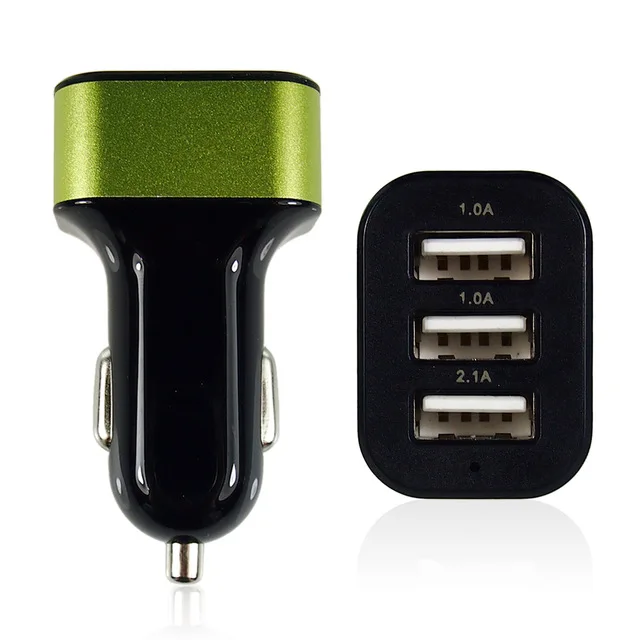 Green Новое автомобильное USB зарядное устройство Быстрая зарядка 3,0 2,0 зарядное устройство для мобильного телефона 2 порта USB быстрое автомобильное зарядное устройство для iPhone samsung планшета автомобильное зарядное устройство - Тип штекера: Green