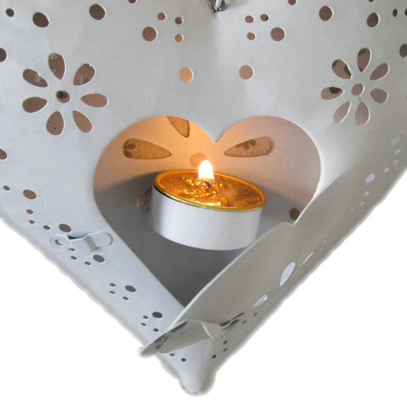 Подвесная напольная подставка для чайной свечи с цветочным дизайном домашний