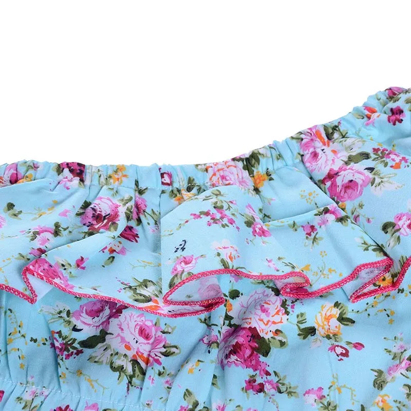 Одежда для малышей боди с цветочным узором маленьких девочек Комбинезоны