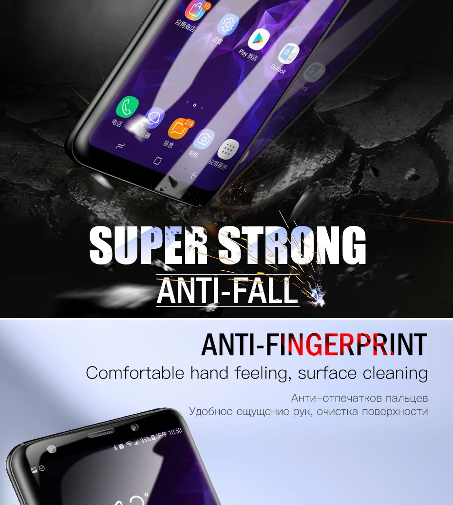 Гурд 3D полное покрытие мягкий защитный гидрогель пленка для samsung Galaxy S10 S9 S8 плюс S7 S6 Edge Note 9 8 Экран защитная пленка