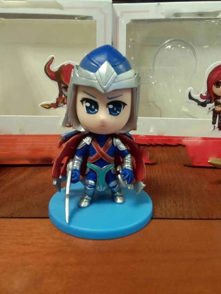 Экшн-фигурки из ПВХ 6 шт./лот MORGANA katарина SHYVANA SORAKA TALON DRAVEN 8 см подарок для детей