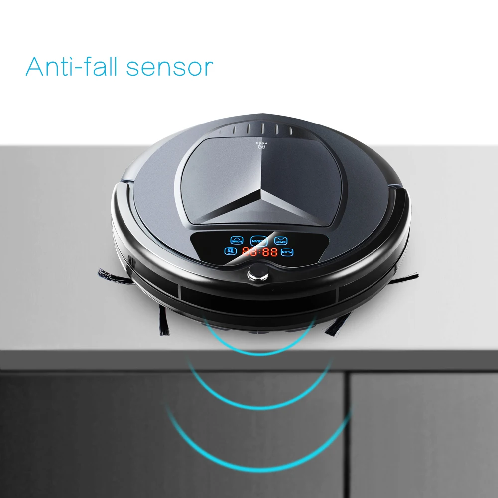 (России Склад) B3000PLUS Wet & Dry робот пылесос для дома с водяным баком withtone по