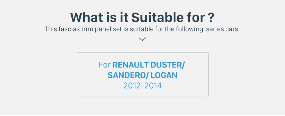 Seicane 2Din Автомобильная Радио панель для 2012- RENAULT DUSTER SANDERO LOGAN авто стерео интерфейс DVD плеер панель тире отделка наборы
