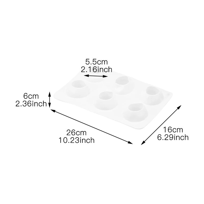 DINIWELL 6cavity персик Форма силиконовая форма для выпечки в формочка, Инструменты для декорирования для Кухня фрукты для муссов и десертов Кондитерские десерт пресс-формы для выпечки