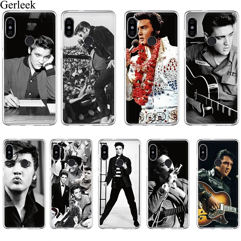 Мягкий ТПУ чехол Elvis Presley с поцелуем для Xiaomi Redmi Note 4 4X 5 6 Pro | Мобильные телефоны и