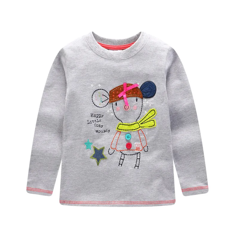Jumpingbaby 2020 футболка для девочек топы одежда маленьких футболки детей полосатая