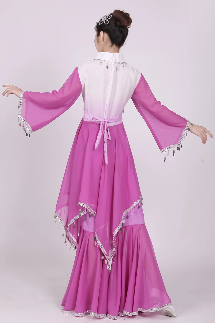 Женское традиционное платье с рукавом женский костюм для народного танца hanfu