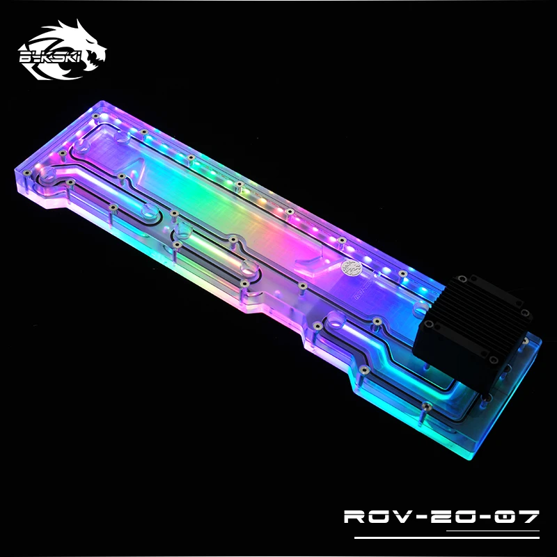 Bykski водная охлаждающая пластина для ZEAGINAL 07 Case, RBW(5 V)/RGB(12 V), подходит для водяного охлаждения здания