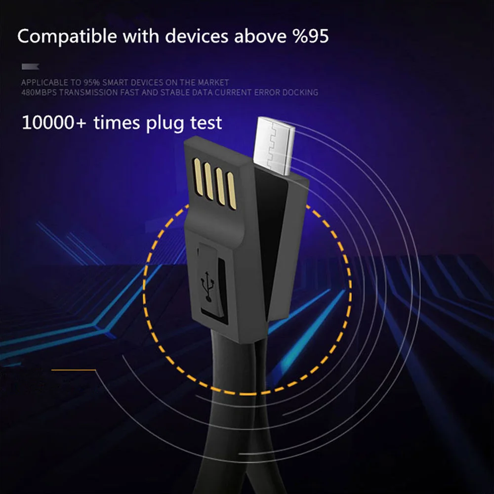 Кабель для передачи данных Micro usb iphone и android портативный кабель брелока кольцо