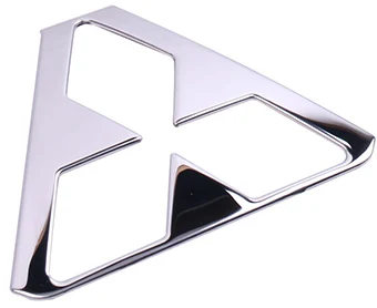 Sliver 1 Piece Для Mitsubishi Outlander нержавеющая сталь Передняя решетка бампера Рамка отделка гоночная решетка крышка наклейка отделка - Цвет: Sliver 1 Piece