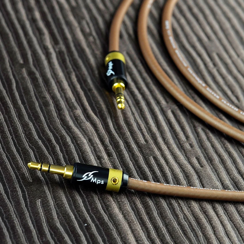 MPS X 5 Eagle кабель HiFi 99.9997% OFC + посеребренный 24K позолоченный разъем 3 мм AUX штырь Аудио