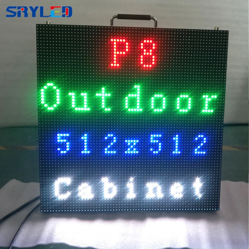 Тонкая панель Oudoor P8 SMD 3535 светодиодный экран для аренды/8 мм дисплей активного