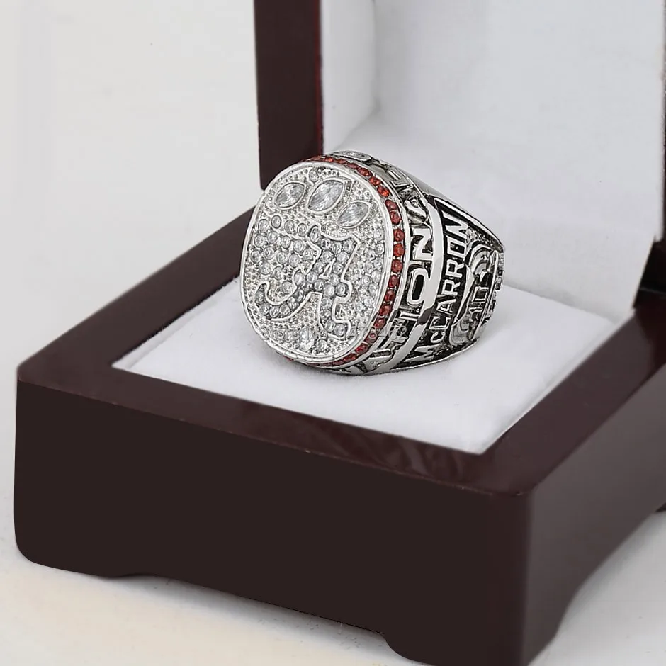 Бесплатная доставка 100% Медь 2012 Alabama Crimson прилив Чемпионат Реплика Вентилятор