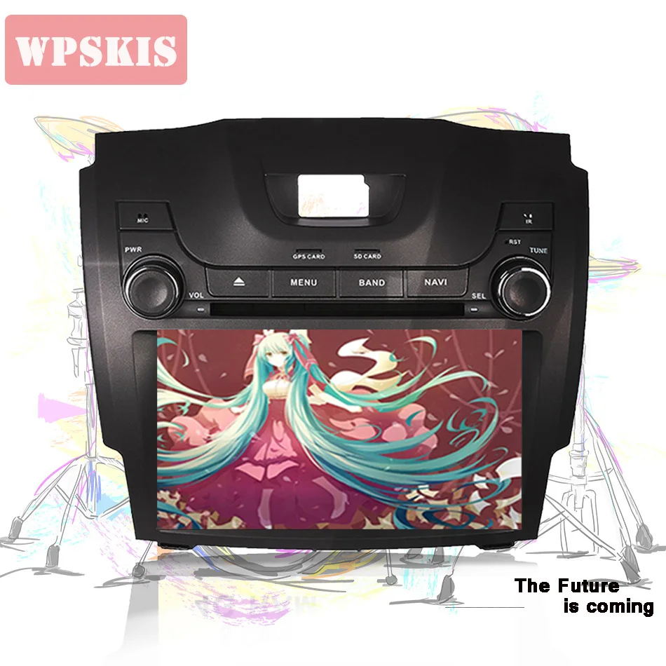 WPSKIS 8 "In dash car radio audio stereo music video dvd a/v плеер для Chevrolet S10/Isuzu D-Max 2013-2014 Android 9 0 4 Гб + 64 ГБ |