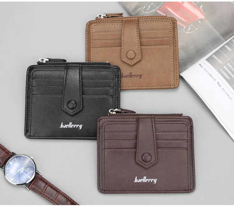 Baellerry, супер тонкий мужской кошелек, кошелек, высокое качество, держатель для карт, ID, сумка для кредитных карт, маленькие кошельки, много разъездов, мужские кошельки для карт ts