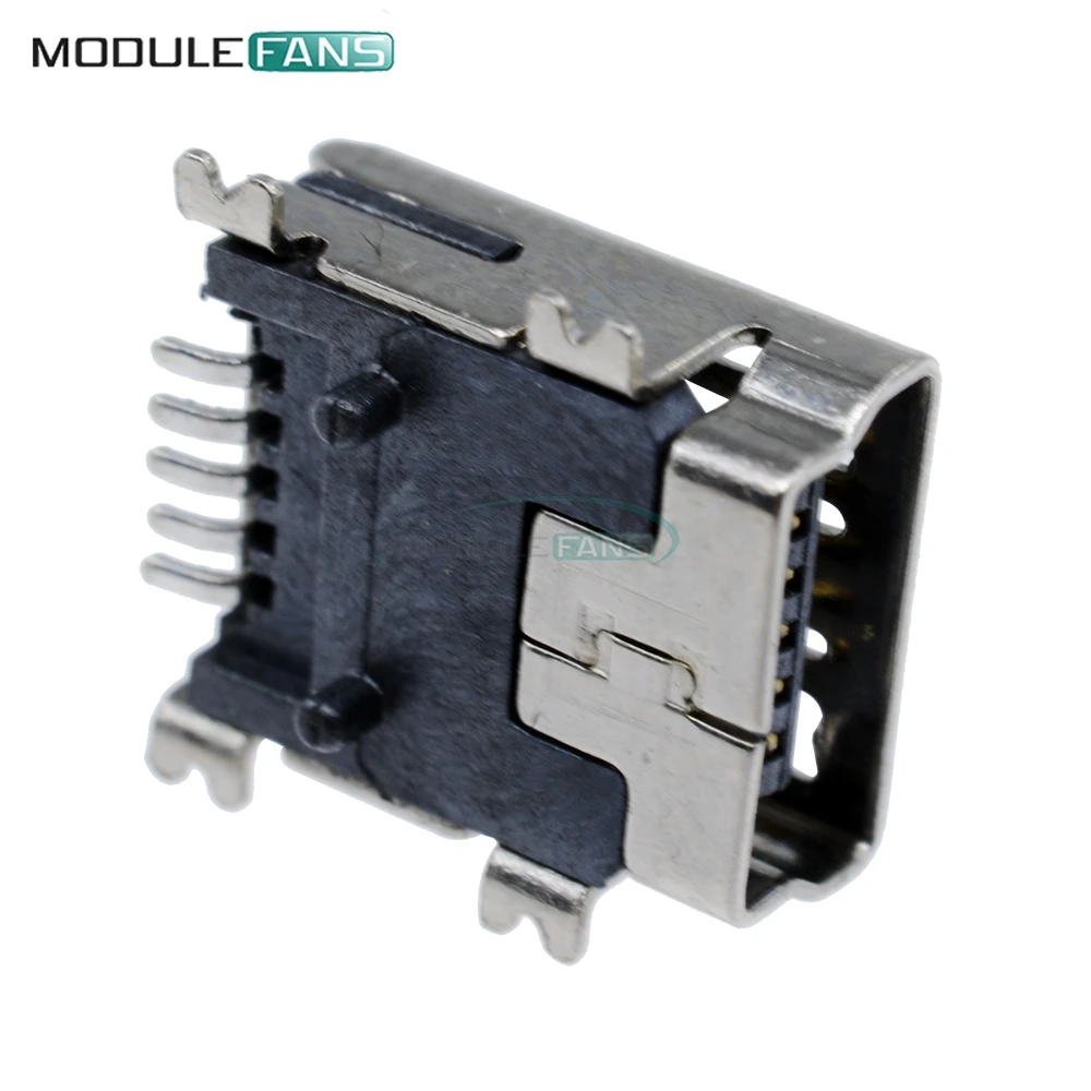 20 шт. DIY Mini USB SMD 5 контактное гнездо B разъем|Интегральные схемы| |