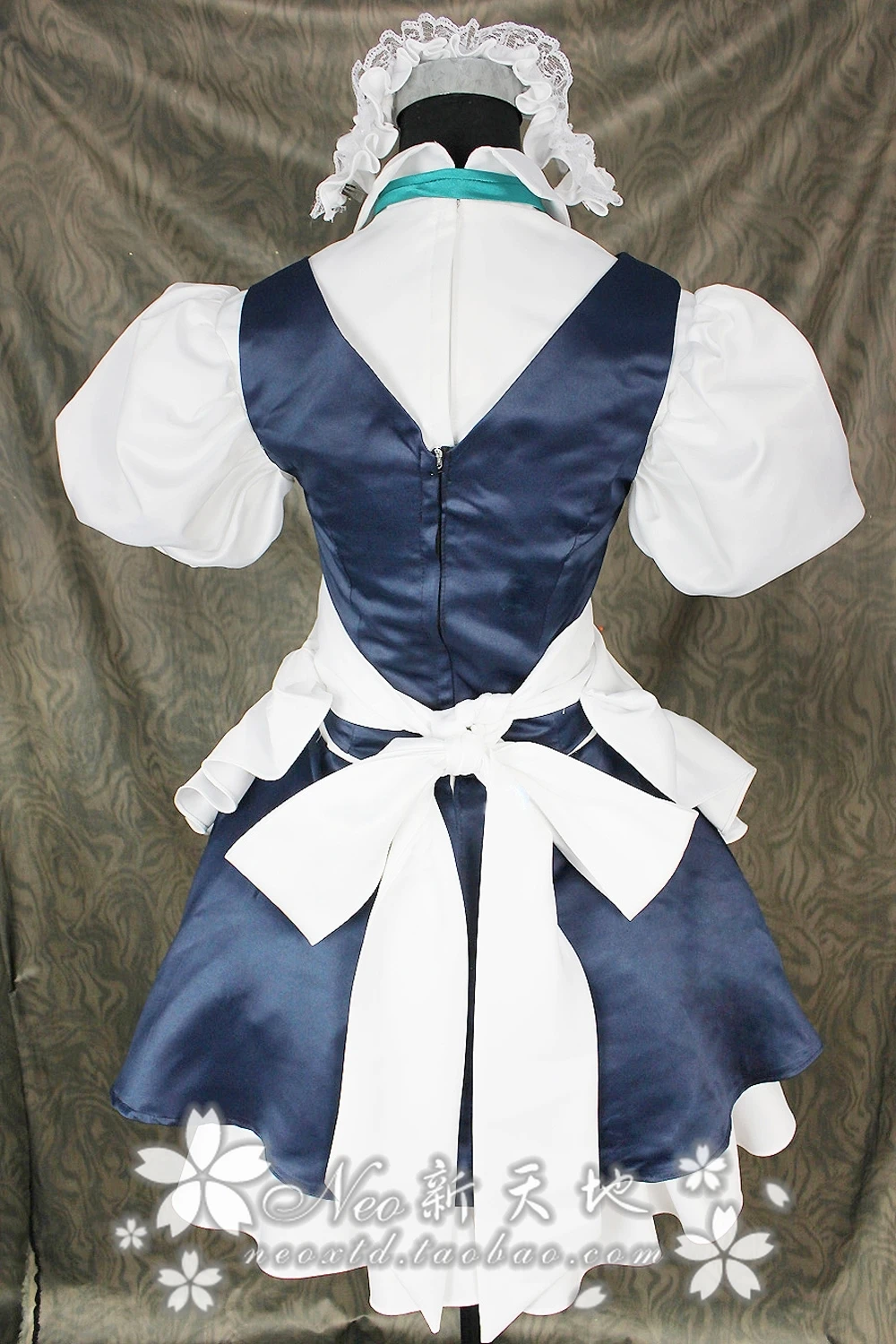 Косплей-платье сакуйи из аниме Проект TouHou Женский костюм горничной платье +