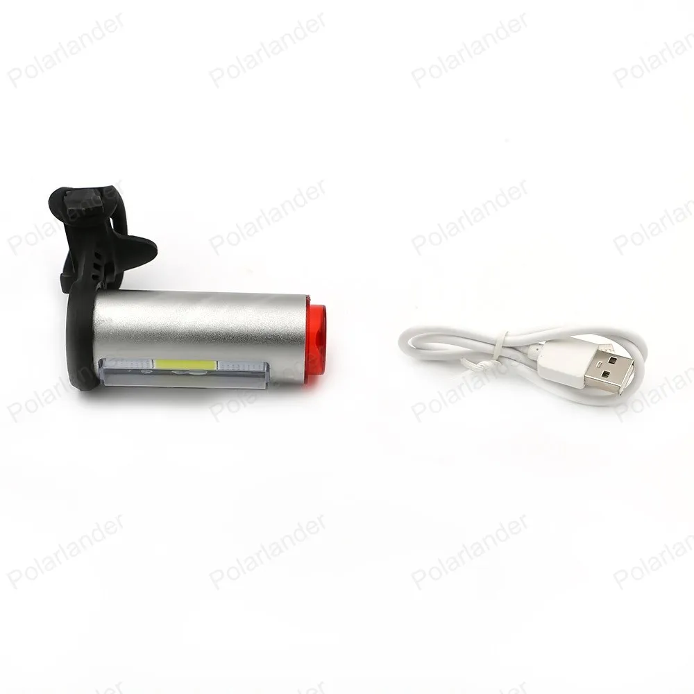 Велосипедный Спорт задний фонарь USB Перезаряжаемый собран в батареи свет для
