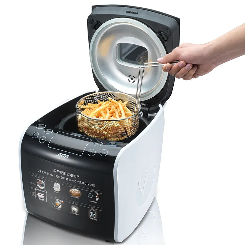 

Multi-function Mini Fried Machine Pastry Fried Home French Fries Cake Baking Rice Cooker Bread Machine AB-IPN16