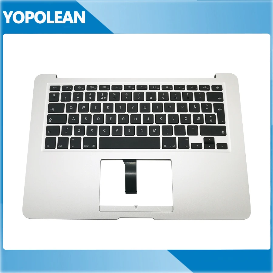 Новая норвежская Клавиатура Topcase с норвежской раскладкой для MacBook Air 13 дюймов A1466