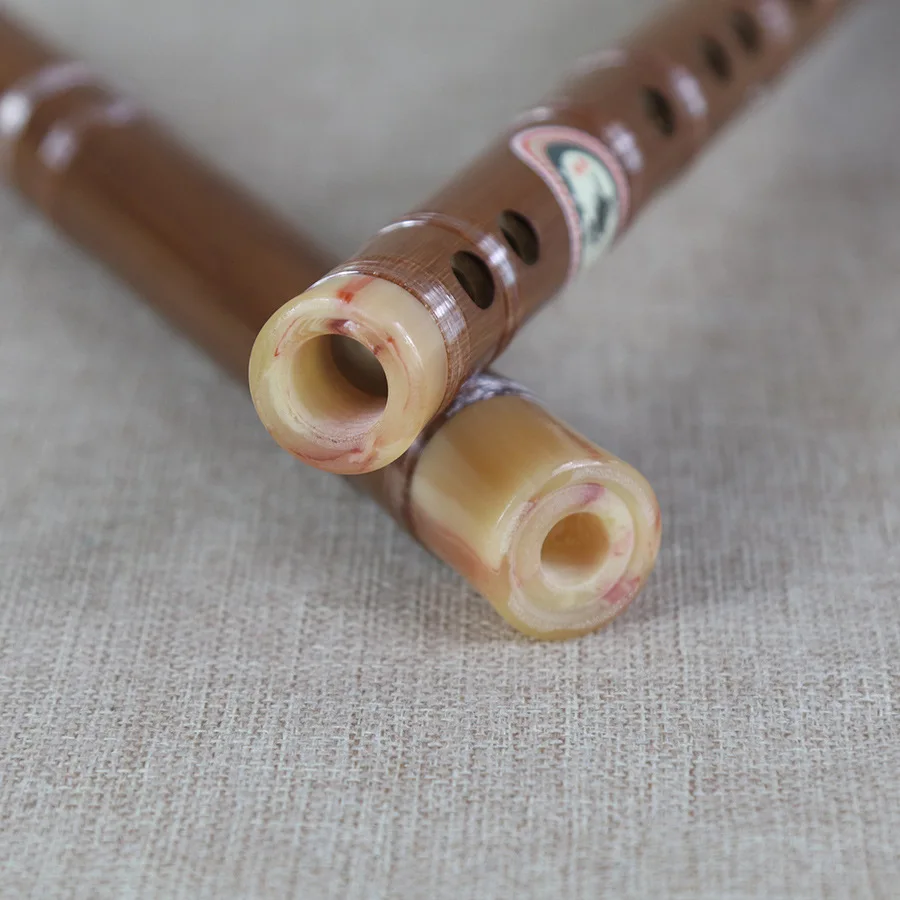 Пастушья мальчик одинарная вставка две секции цветная бамбуковая канавка