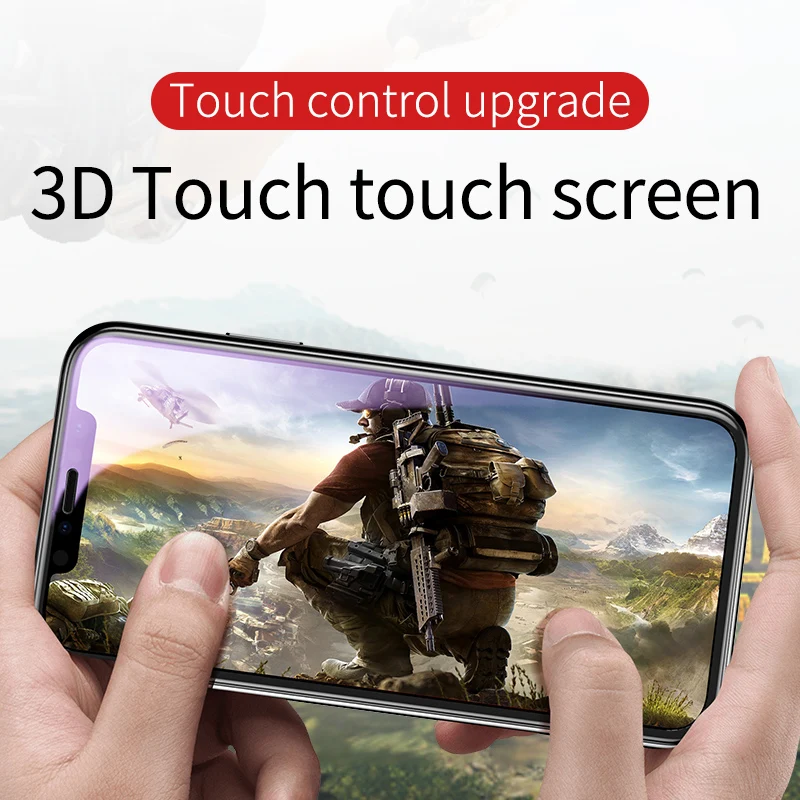 Baseus 0,3 мм Защитная пленка для экрана из закаленного стекла для iPhone Xs Max Xr 3D полное покрытие Защитная пленка для переднего стекла для iPhone XsMax