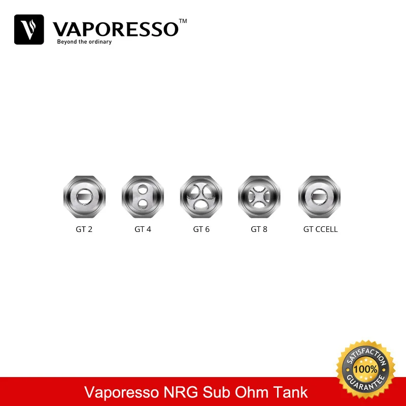 Оригинальный Vaporesso NRG 26 5 мм мл бак с GT4 GT8 катушкой для Revenger коробка мод набор