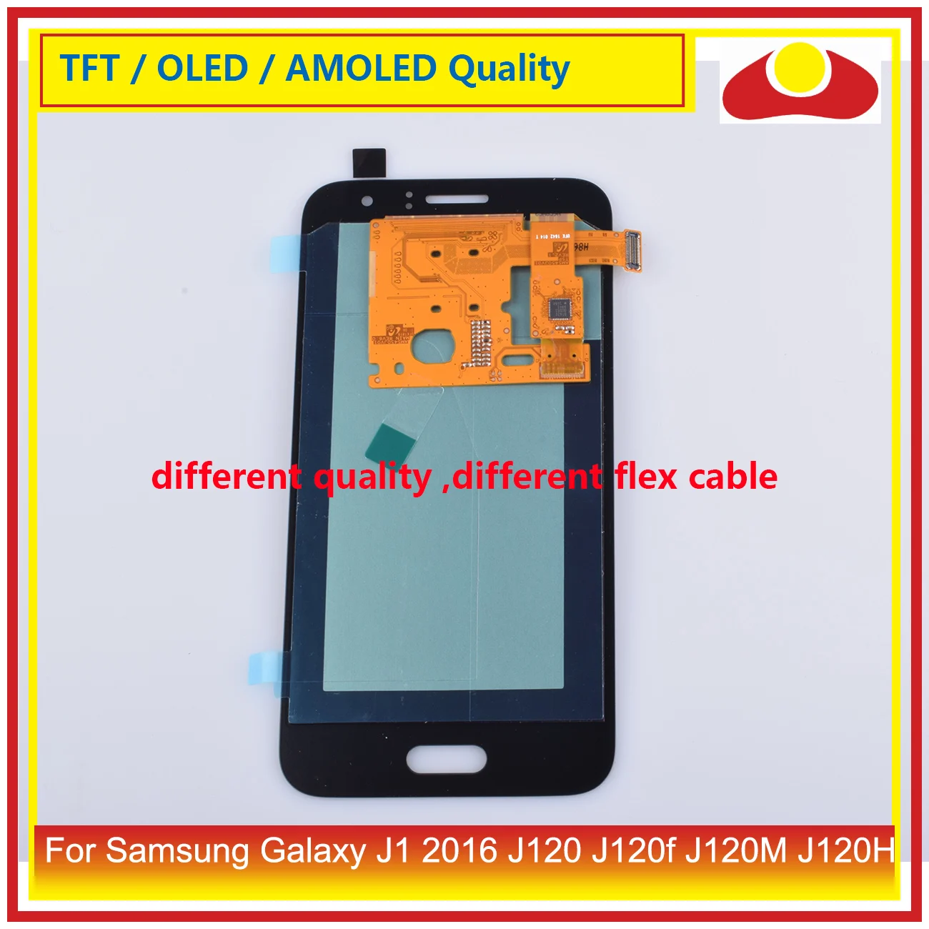 4," для Samsung Galaxy J1 J120 J120f J120M J120H ЖК-дисплей с сенсорным экраном дигитайзер панель в сборе