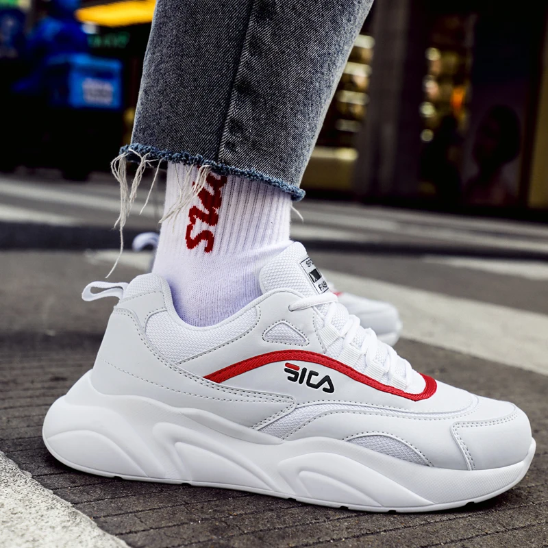 2019 Hot High Top Men Casual Shoes Fashion Sneakers outdoor walk Man Thick bottom chaussure homme sapato masculino | Обувь