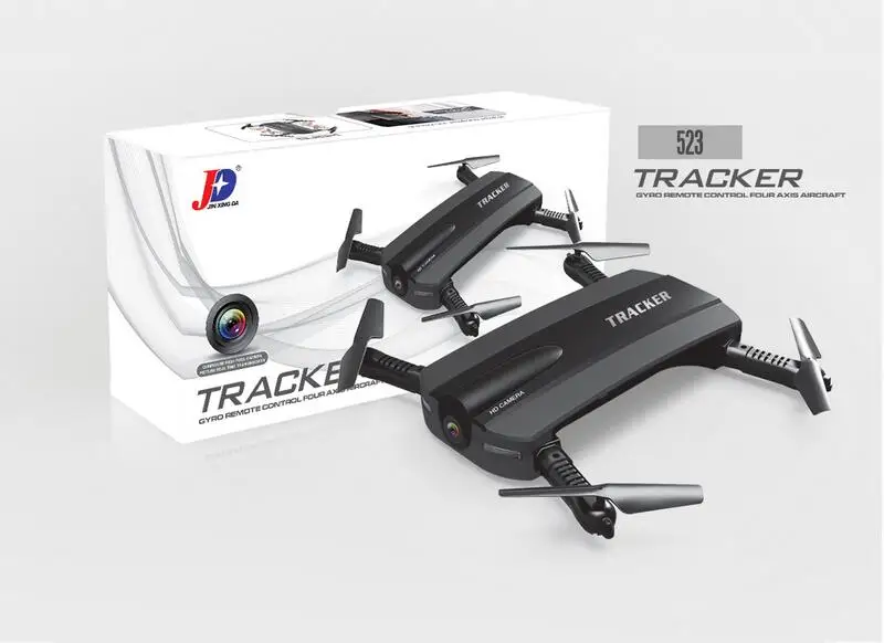 JXD 523 трекер складной мини Rc селфи Дрон HD камера WIFI FPV Вертолет удержание высоты и