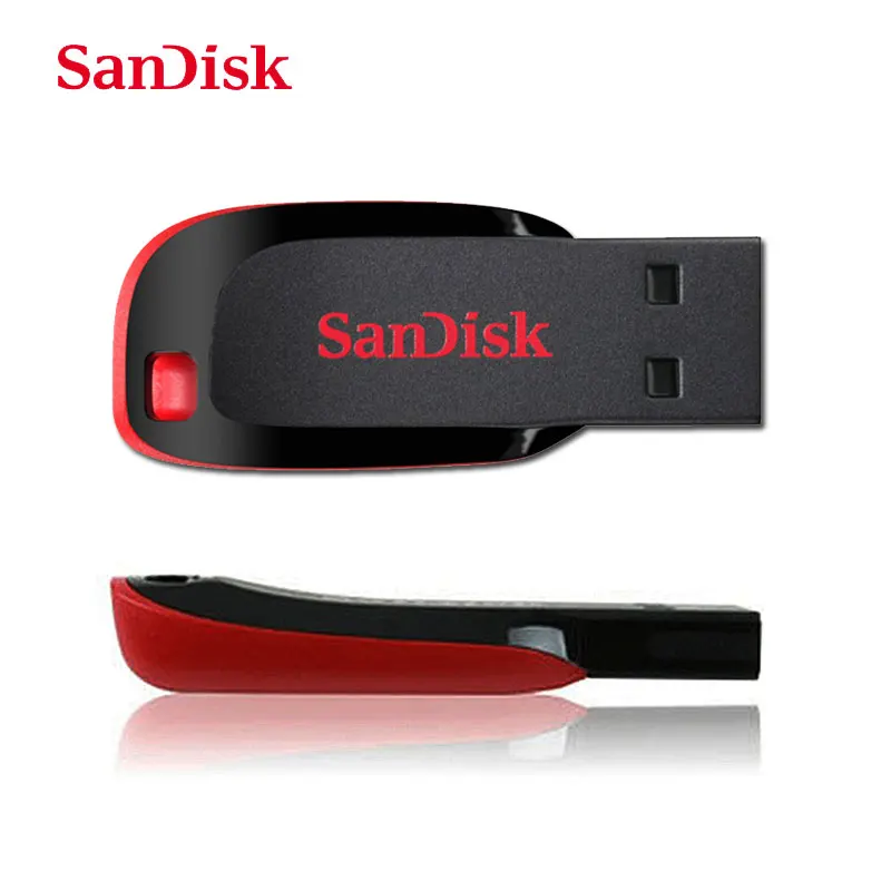USB флеш накопитель SanDisk 100% оригинал 64 ГБ 32 диск 16 2 0 мини флешка карта памяти U для