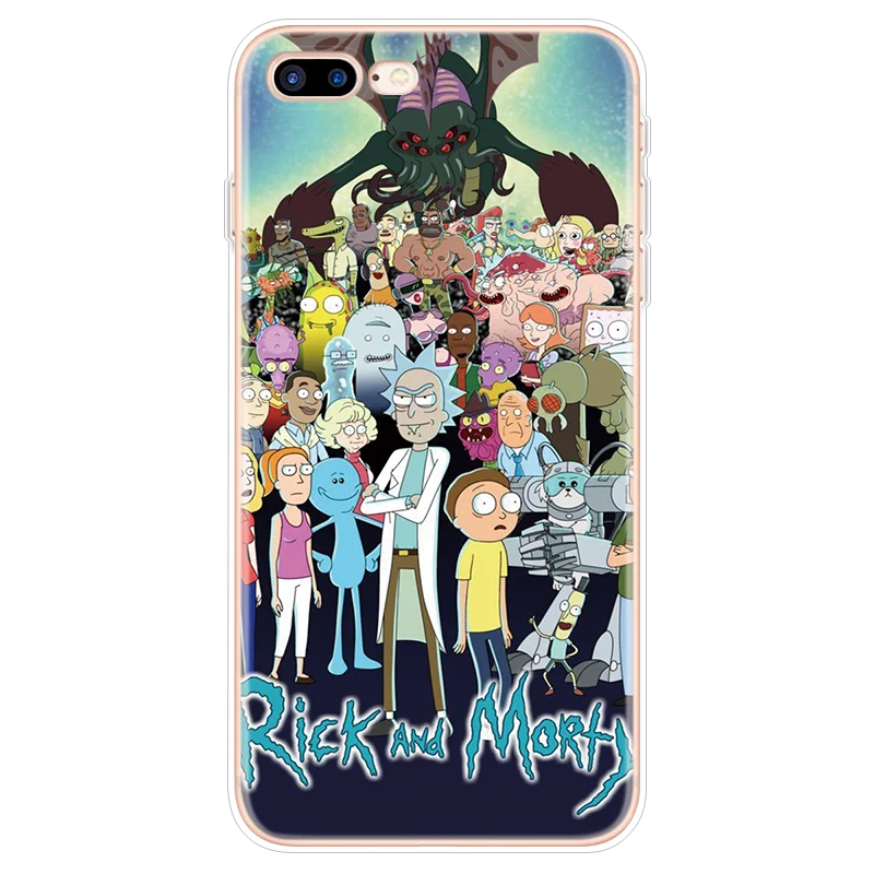 0rquanjia Чехол Rick And marty для iphone 7Plus для iphone X XS Max чехол для iphone 6S 6 7 8 Plus Мягкий чехол из ТПУ для iphone XR 11 Pro Max - Цвет: 0rquanjia