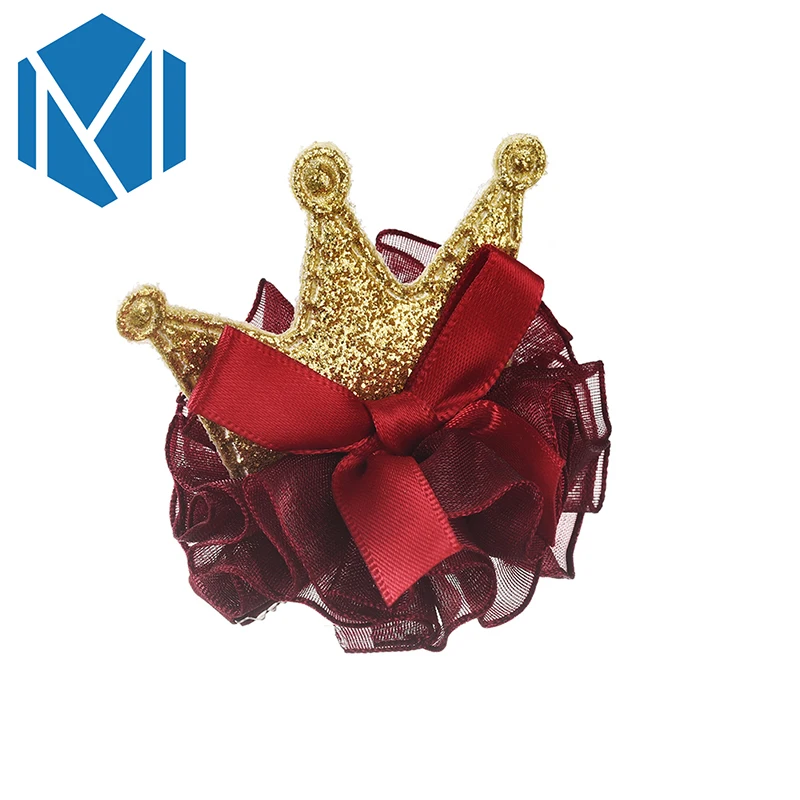 M MISM/пряжа для девочек заколки волос Детские аксессуары украшение из сетки милые