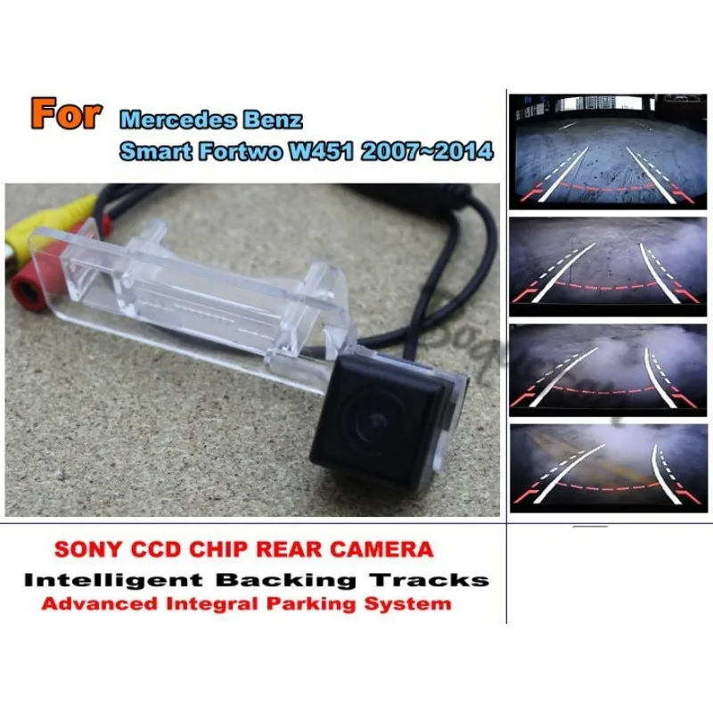 Для Mercedes Benz Smart Fortwo W451 2007 ~ 2014 Смарт треки Чип камера/HD CCD интеллектуальная