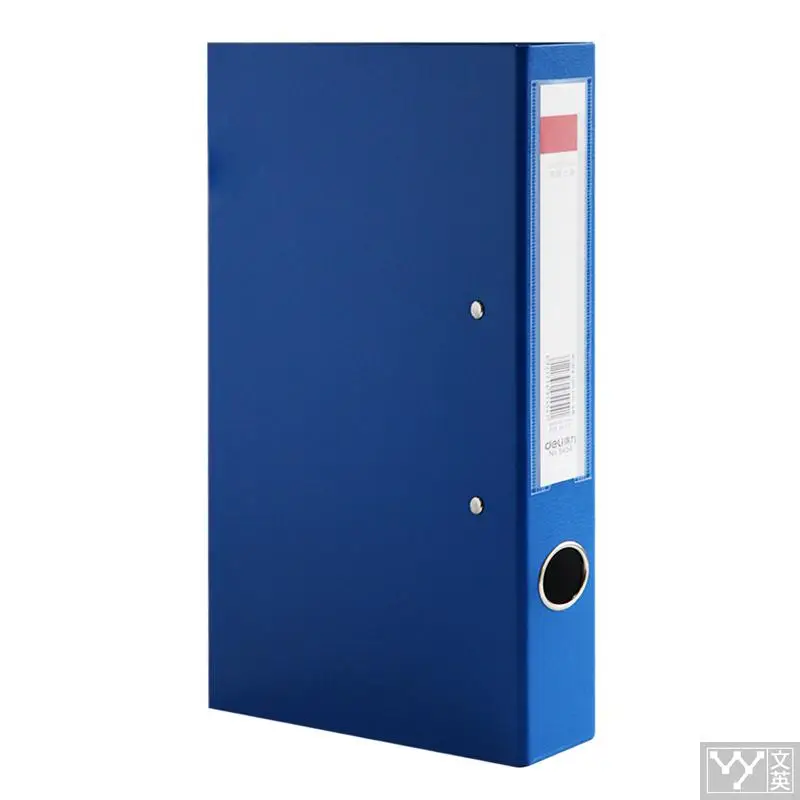 Deli Strong Folder Back Wide document folder 45mm Data Files And Folders Office Supplies A4 Paper clips for school | Канцтовары для