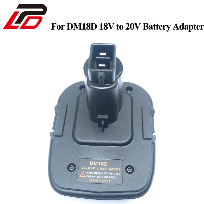 

DM18D Battery Converter Adapter For DeWalt Tools Convert 20V Li-Ion Battery For Milwaukee &M18 to 18V NiCd NiMh Battery DC9096