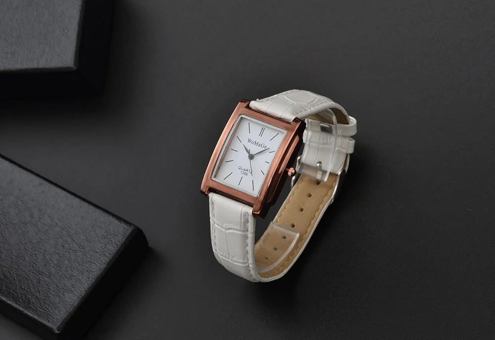 Женские роскошные часы от ведущего бренда reloj mujer из розового золота, женские часы с кожаным ремешком, наручные часы, женские часы