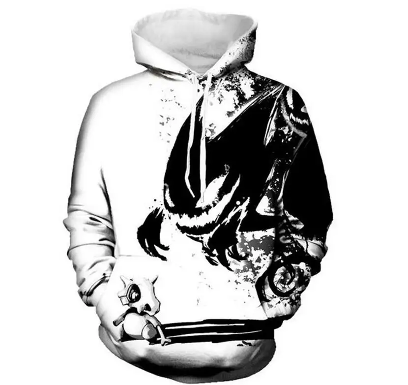 Осенне-зимние мужские/женские толстовки на Хэллоуин с 3d принтом чернильные