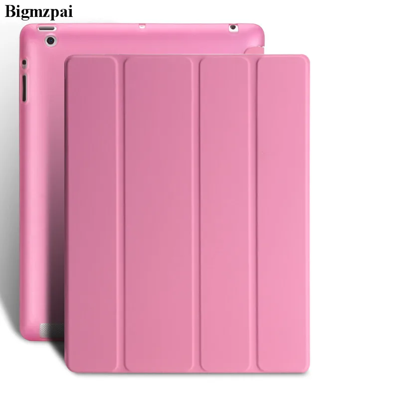 В 4 раза тонкий кожаный чехол для ipad 2/3/4 9," ТПУ Мягкая накладка на заднюю панель из защитной оболочки смарт планшетный Стенд кожаный чехол для ipad Air ipad 5 чехол+ подставка для ручек