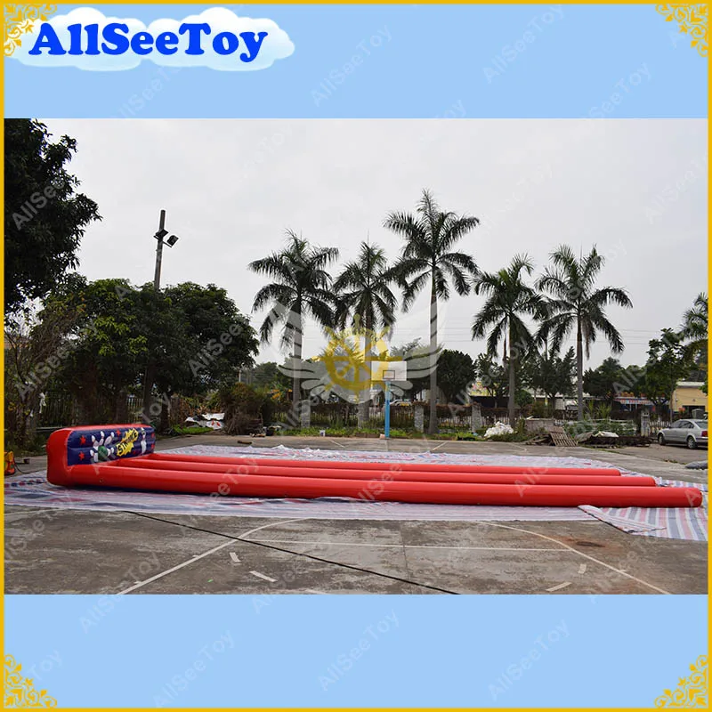 Надувная дорожка для боулинга длиной 35 футов надувная боулинга|inflatable bowling