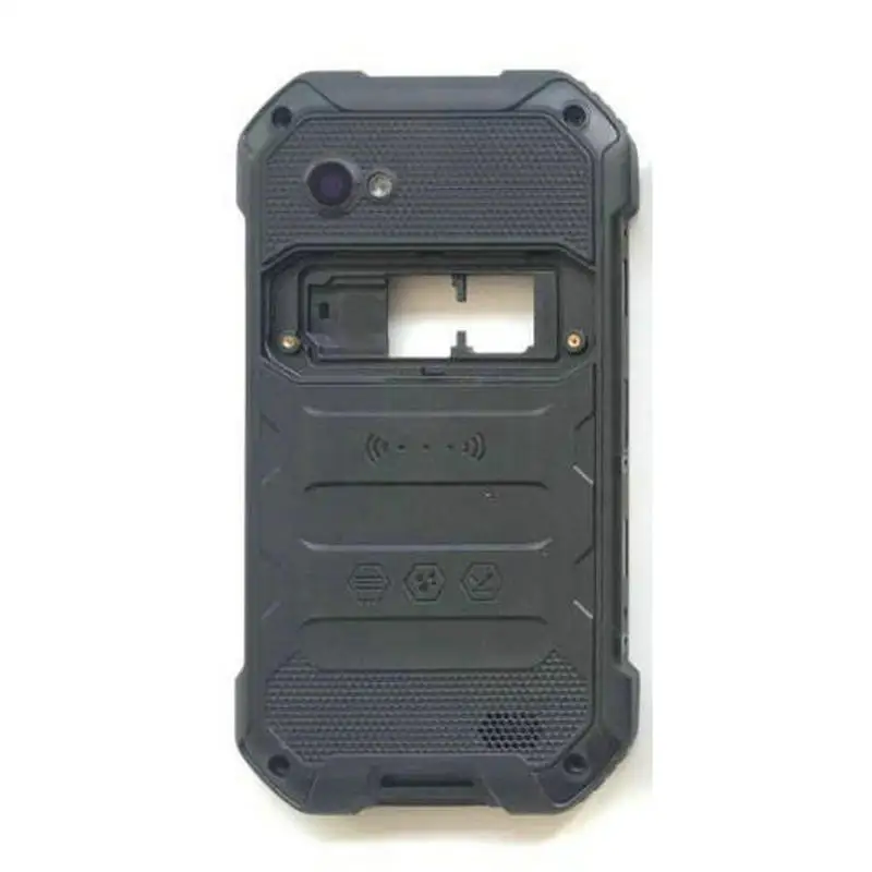 Задняя крышка для Blackview BV6000 и BV6000S, чехол для динамика, шурупы, водонепроницаемая задняя крышка для мобильного телефона, мифологический корпус - Цвет: Black back cover