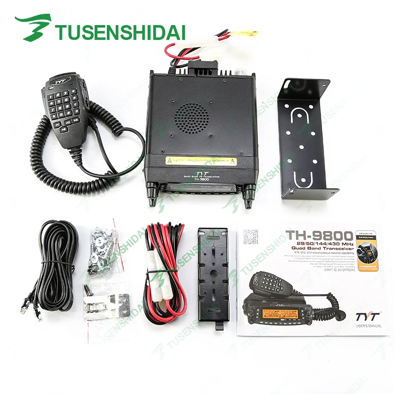 

TYT TH9800 Quad Band Car Ham Station Radio+Programming Cable and Software