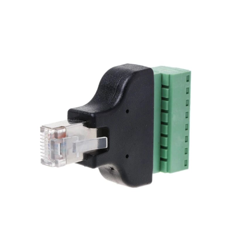 RG45 8P8C Pin Metal Cable Modular Plugs Screw Binding Post Terminals Adapter | Обустройство дома