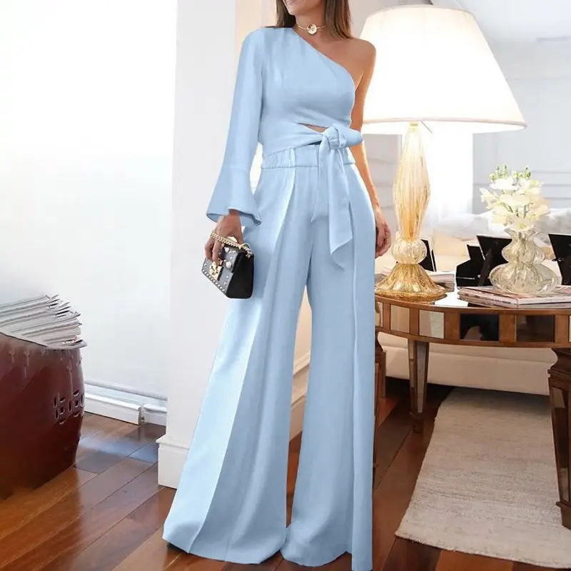 Пикантные простые элегантные вечерние женские комбинезоны размера плюс