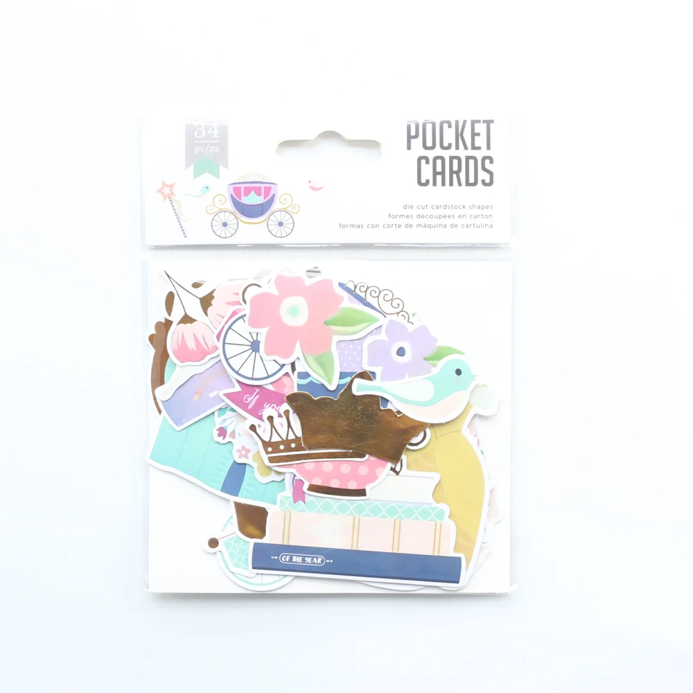 B 34pcs Domikee милые Мультяшные декоративные фольгированные наклейки для дневника планировщика блокнота канцелярские принадлежности, украшения DIY стикеры для скрапбукинга карманные карты - Цвет: B 34pcs