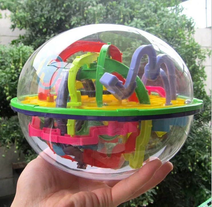 Обучающие игрушки для детей, 3D магический шар-лабиринт, 299 уровней от AliExpress RU&CIS NEW